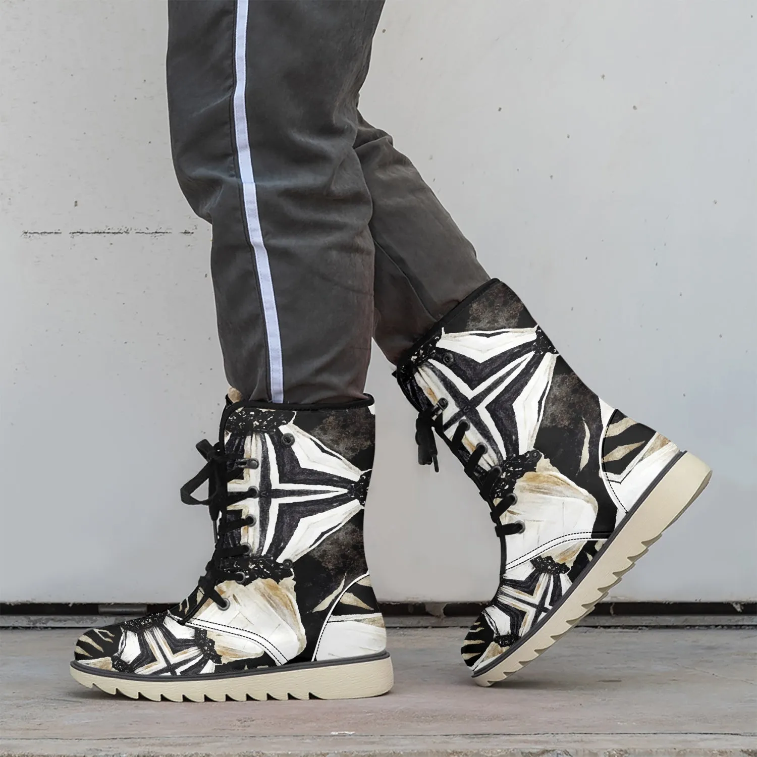 477. Cotton-pad Fur Lining Boots
