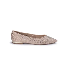 BATA Red Label Women Glitter Pointed Ballet Flats 550X670