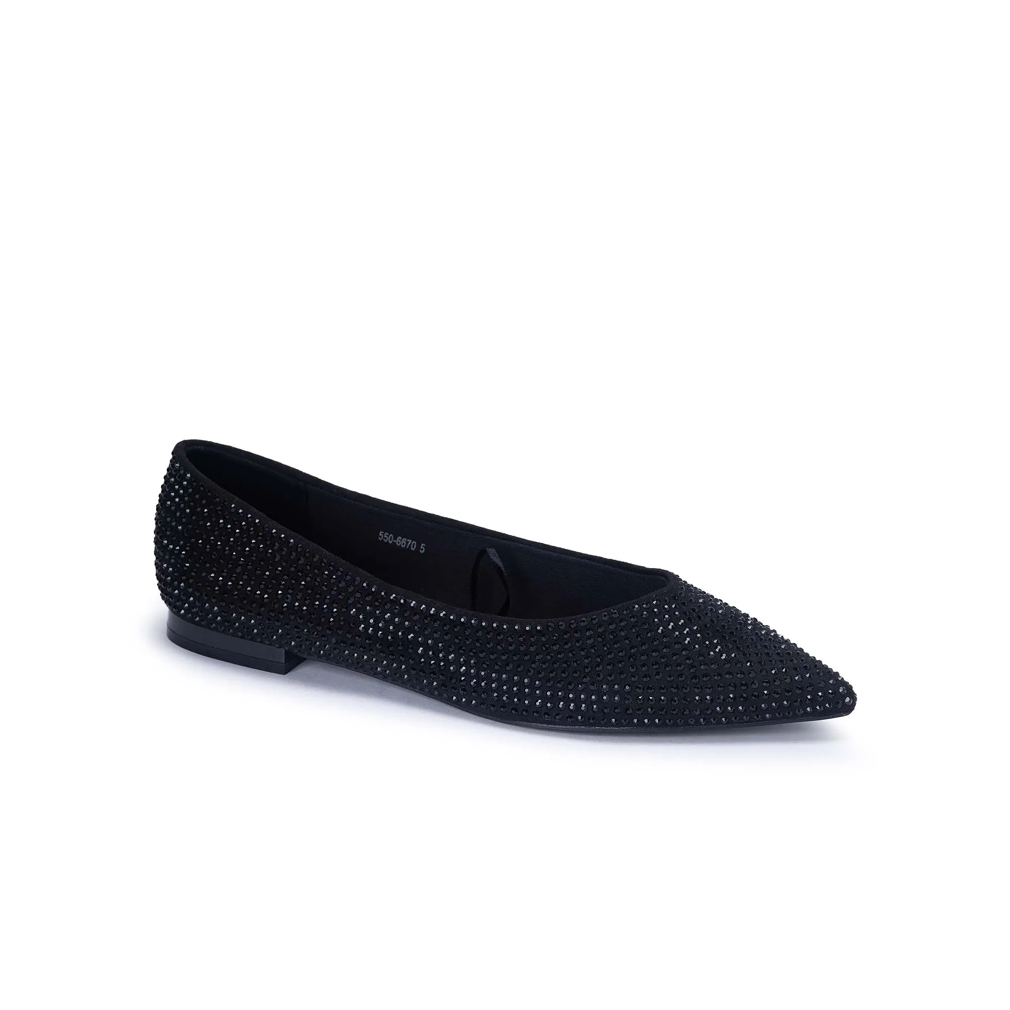 BATA Red Label Women Glitter Pointed Ballet Flats 550X670