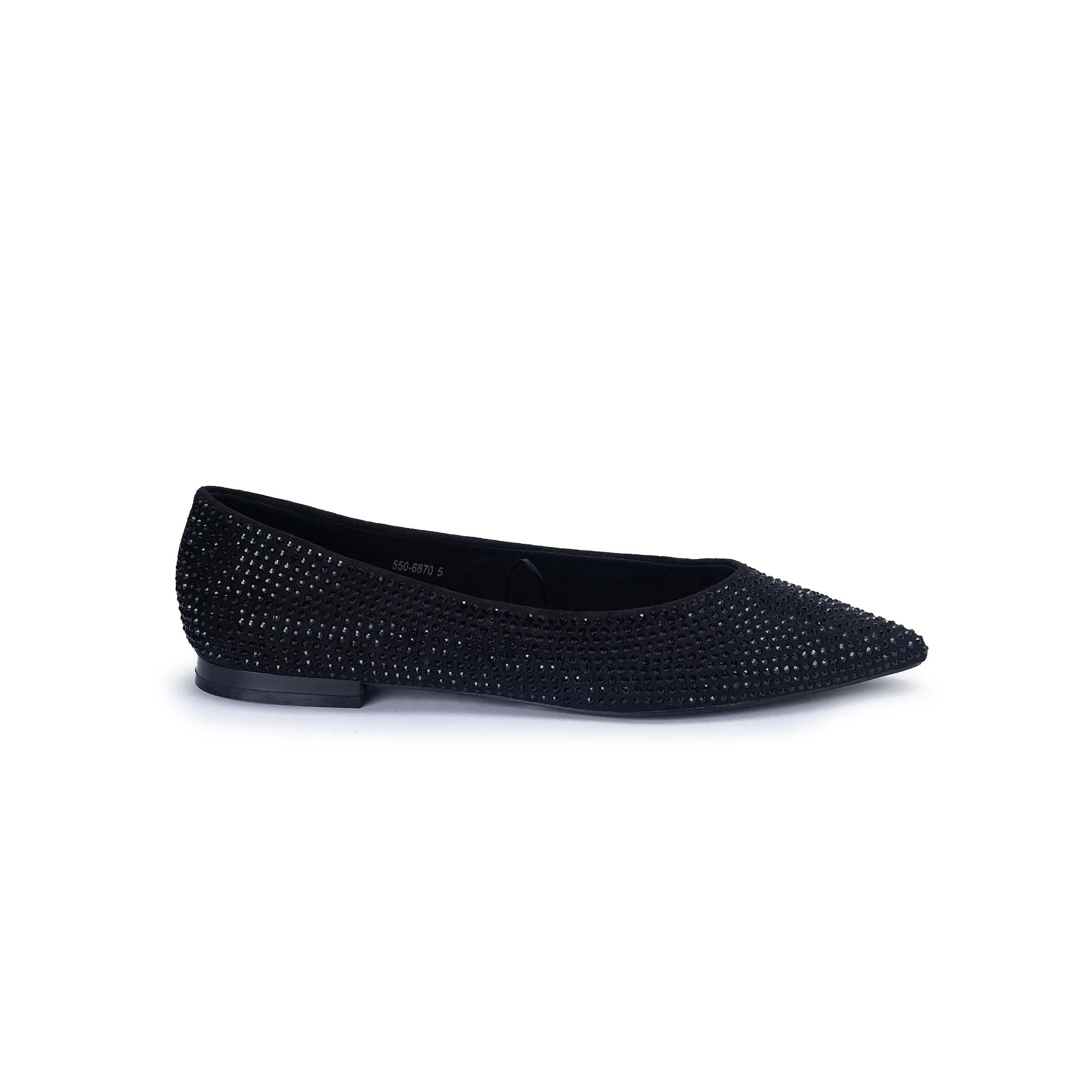 BATA Red Label Women Glitter Pointed Ballet Flats 550X670