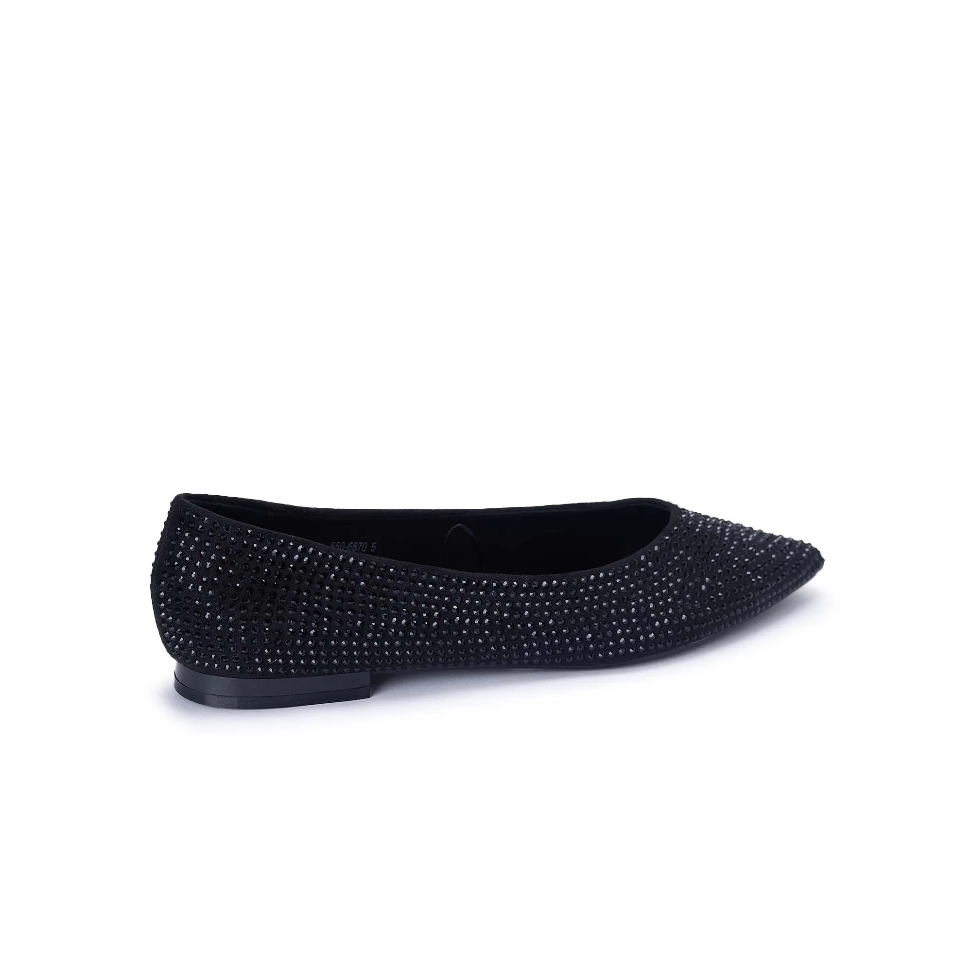 BATA Red Label Women Glitter Pointed Ballet Flats 550X670