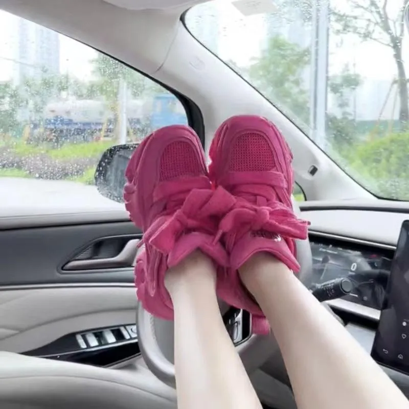 Breathable Thick-Sole Versatile Sneakers