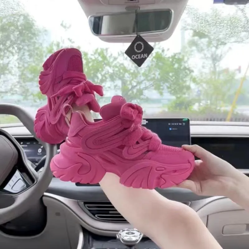 Breathable Thick-Sole Versatile Sneakers