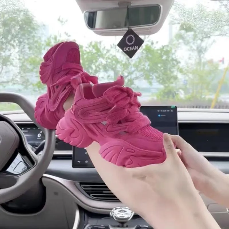 Breathable Thick-Sole Versatile Sneakers