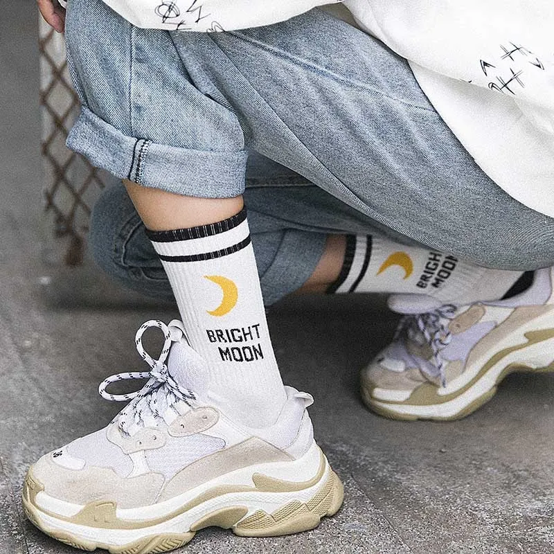 Bright Moon Harajuku Socks