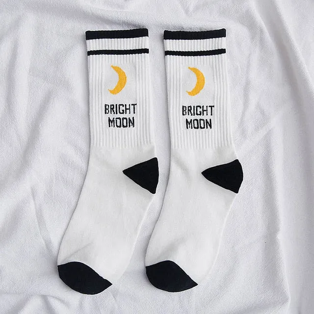 Bright Moon Harajuku Socks