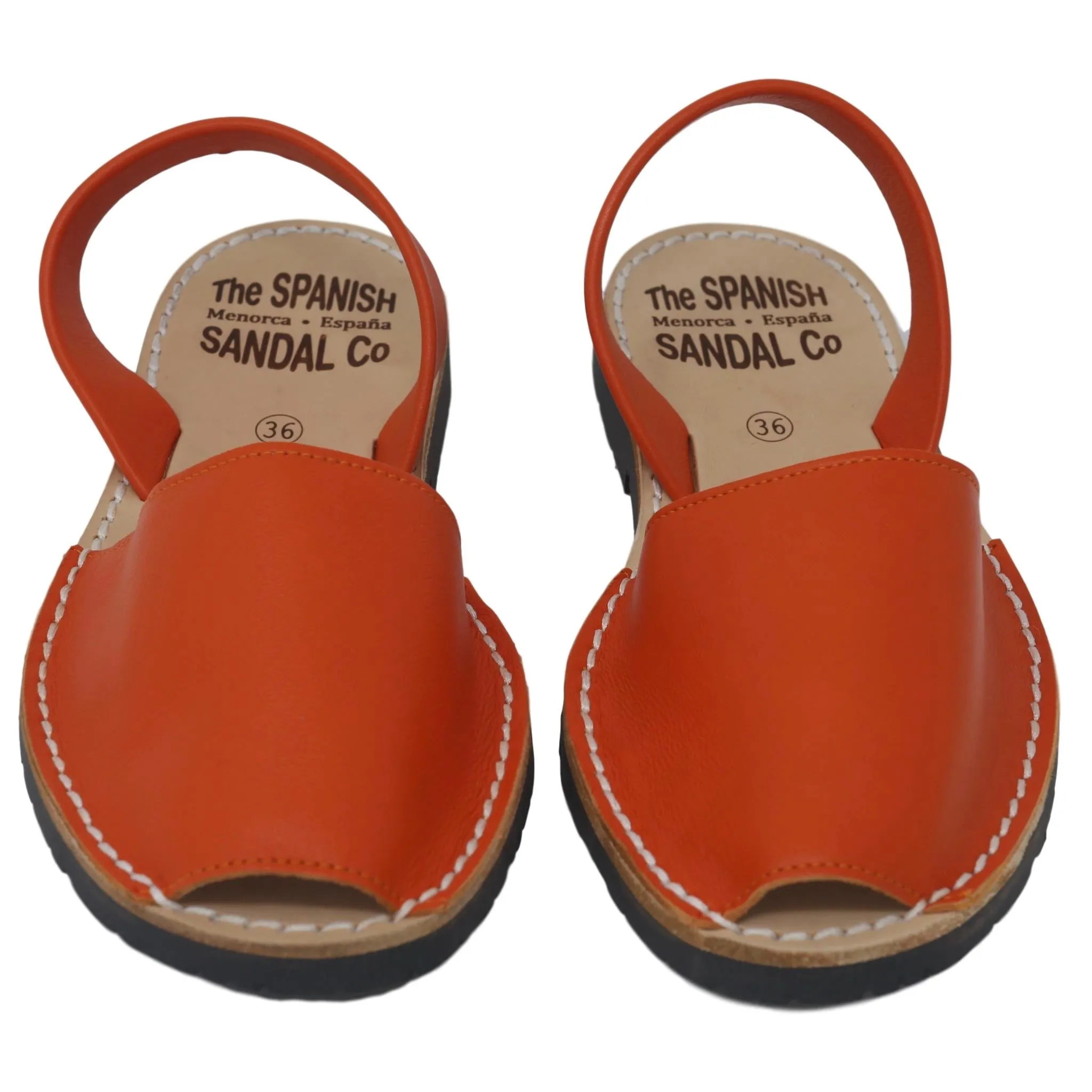 Bright Orange sandals