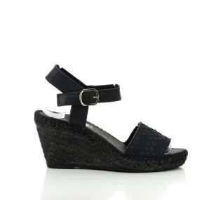 Calzanor 1831 Black Slingback Wedges