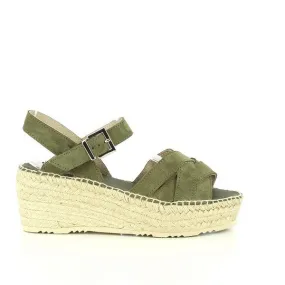 Calzanor 2039 Khaki Slingback Espadrilles