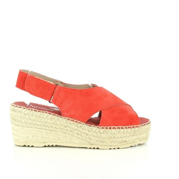 Calzanor 2135 Red Slingback Espadrilles