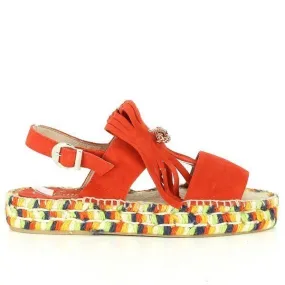 Calzanor 95017FPO Orange Slingback Espadrilles