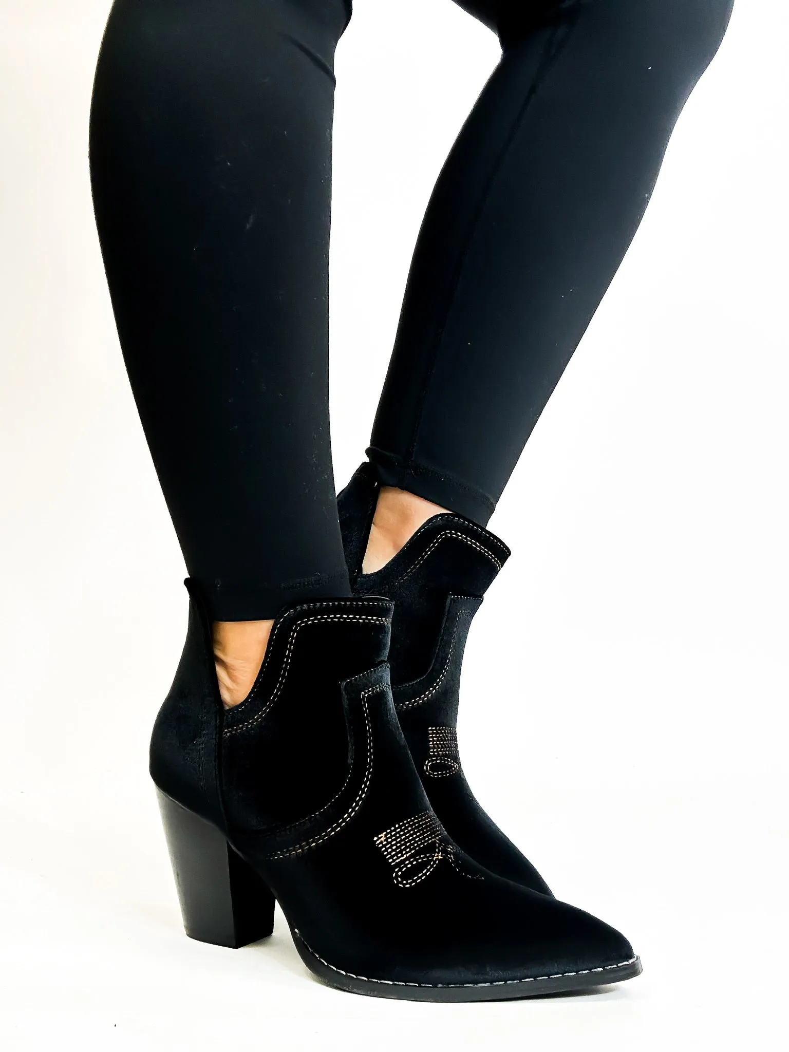 Corky's Black Velvet Smoke Show Boots - FINAL SALE