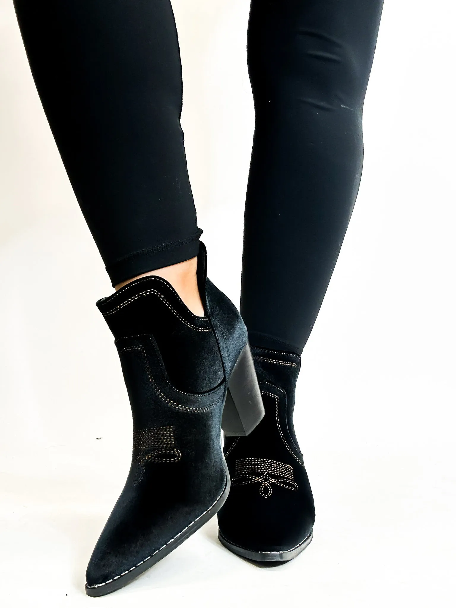 Corky's Black Velvet Smoke Show Boots - FINAL SALE