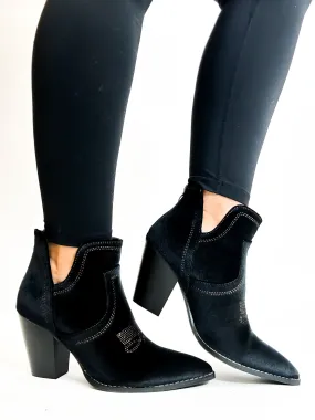 Corky's Black Velvet Smoke Show Boots - FINAL SALE