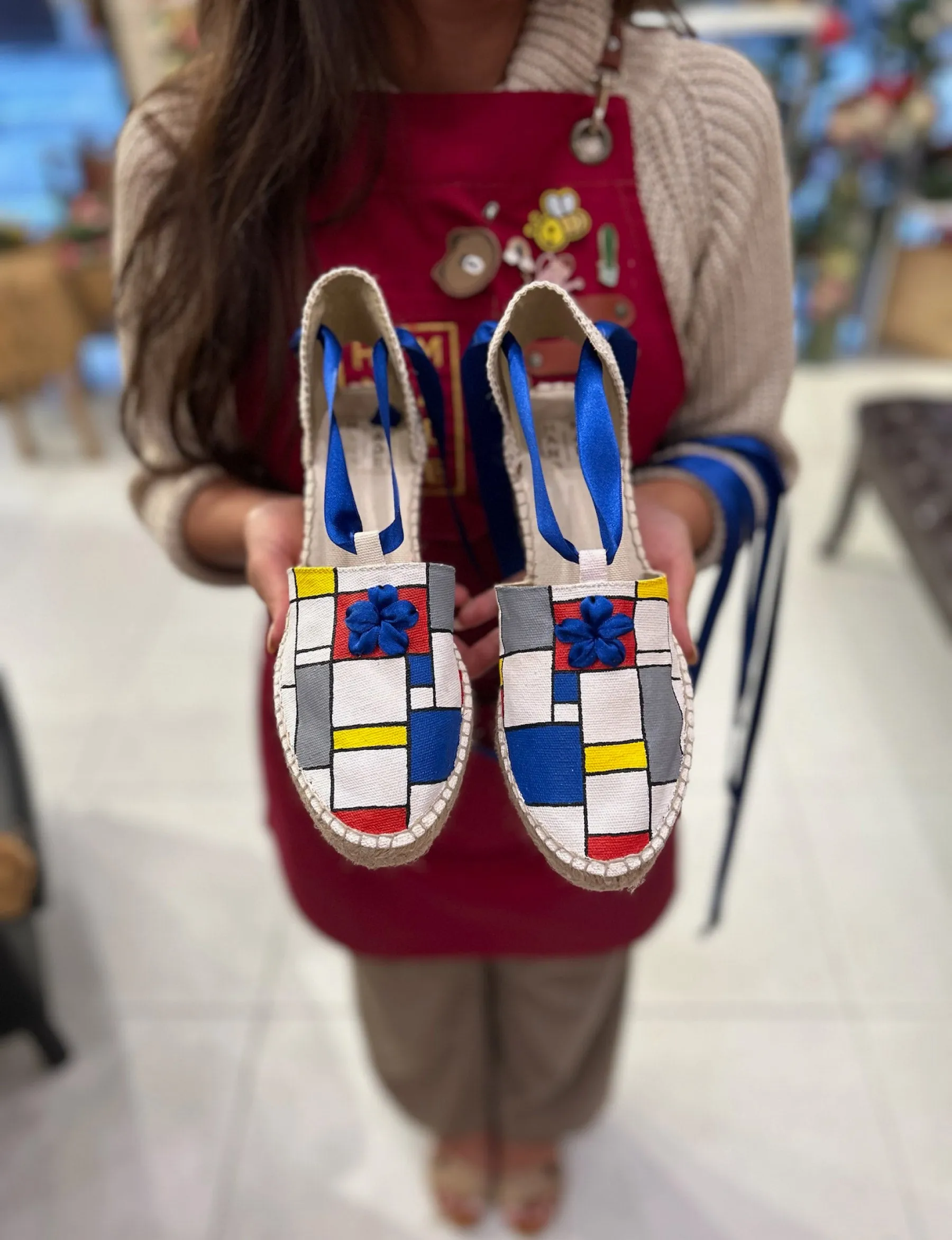 Custom-made Espadrilles Miró Medium Wedge