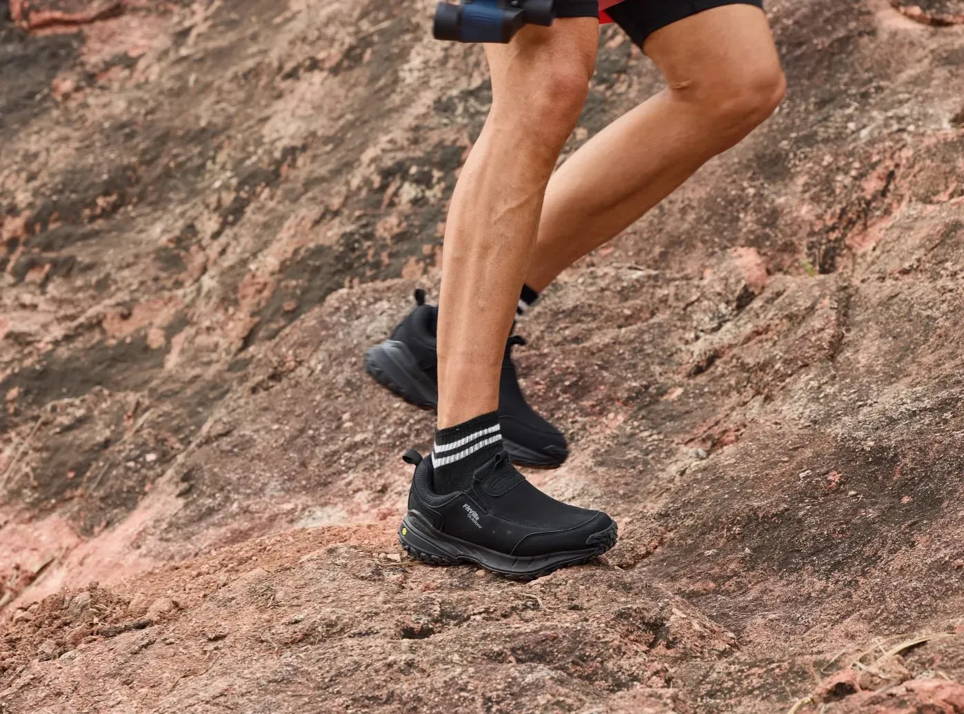 FitVille Men's Low-Top LugMax Outdoor Slip-On V3