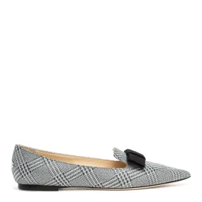 Gala silver glitter flats
