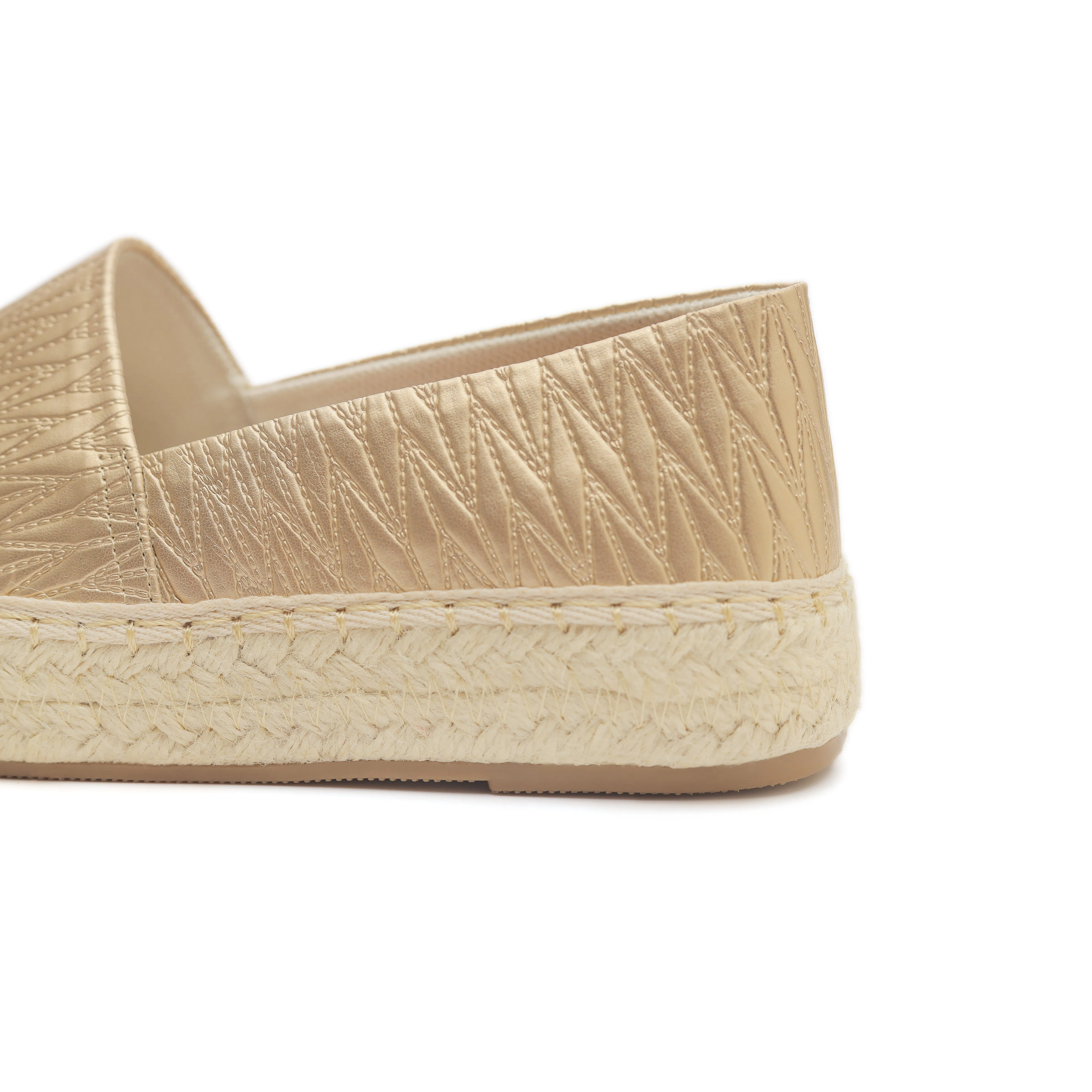 Golden Weave Comfort Espadrilles