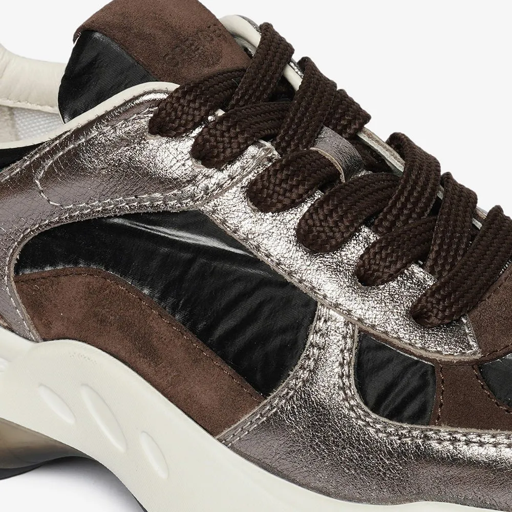 Greyder Women's Stylish Everyday Sneakers In Bronze