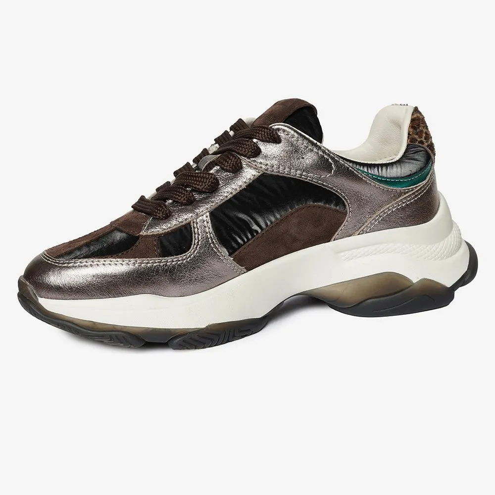 Greyder Women's Stylish Everyday Sneakers In Bronze