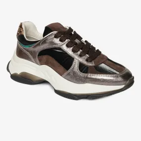 Greyder Women's Stylish Everyday Sneakers In Bronze
