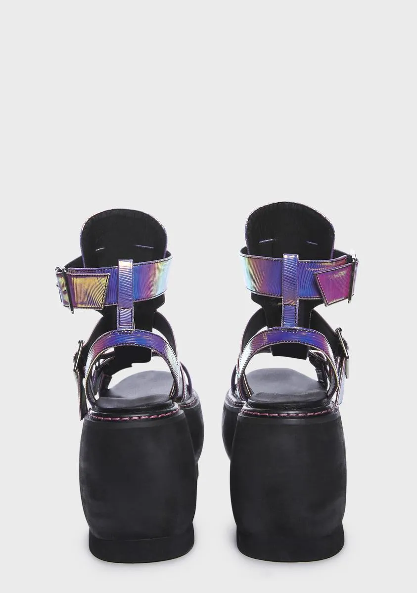 Intergalactic Love Platform Sandals