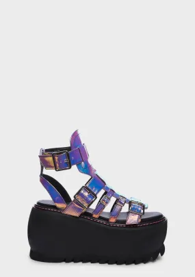Intergalactic Love Platform Sandals