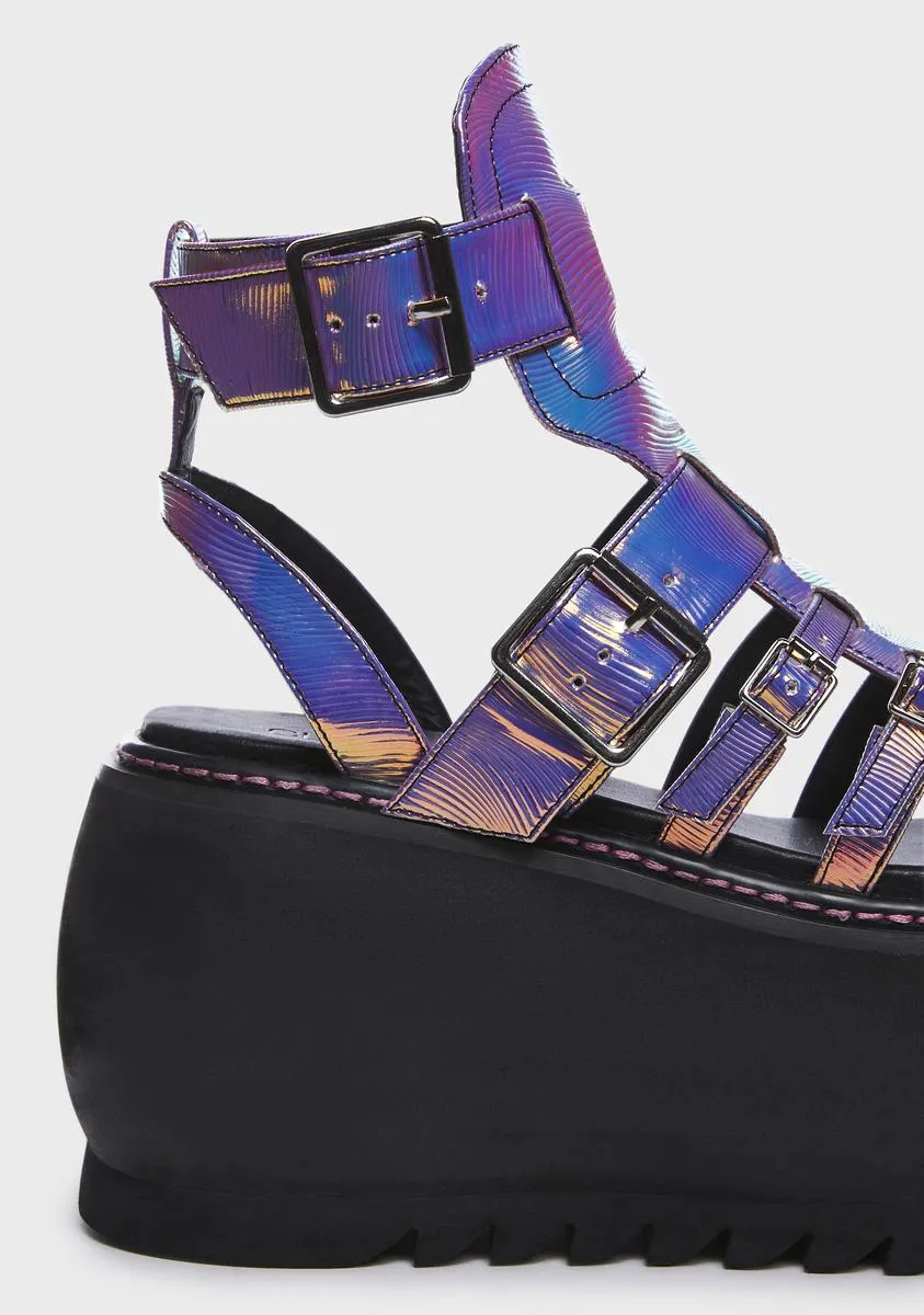 Intergalactic Love Platform Sandals