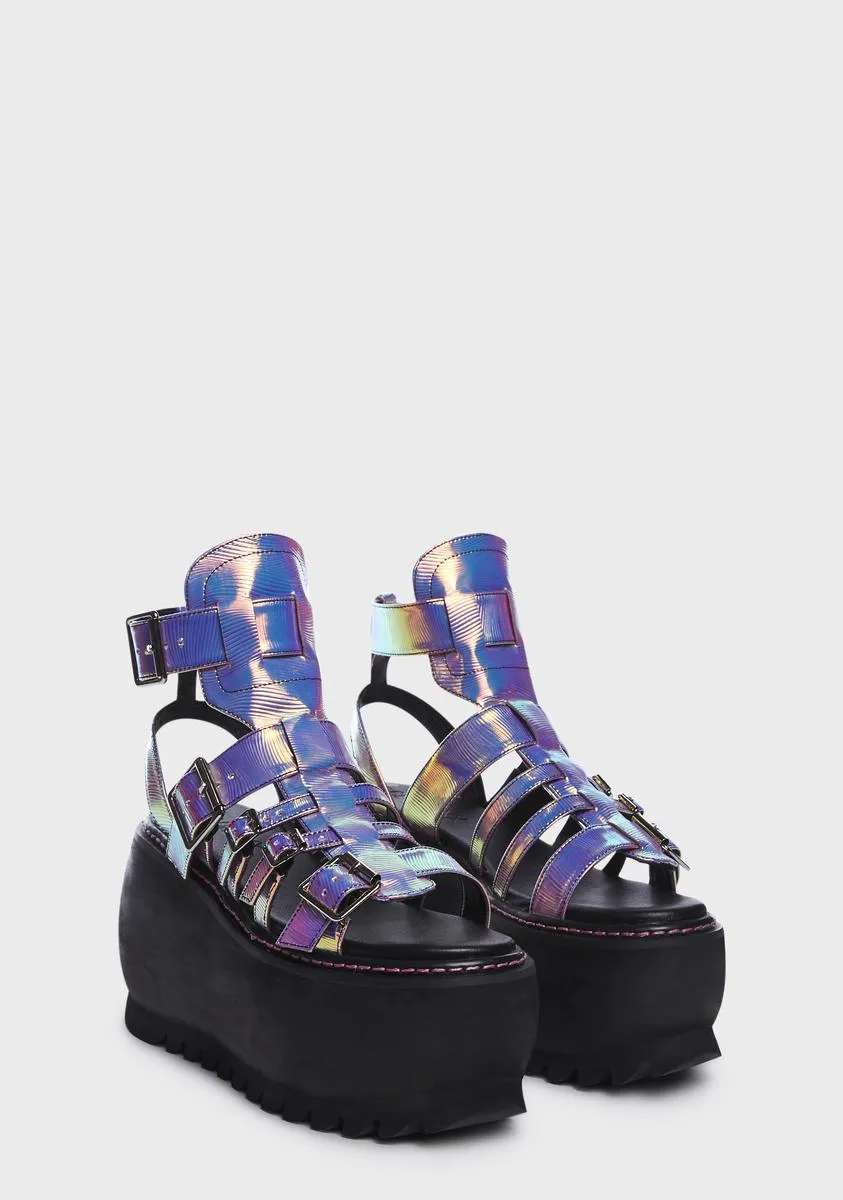 Intergalactic Love Platform Sandals