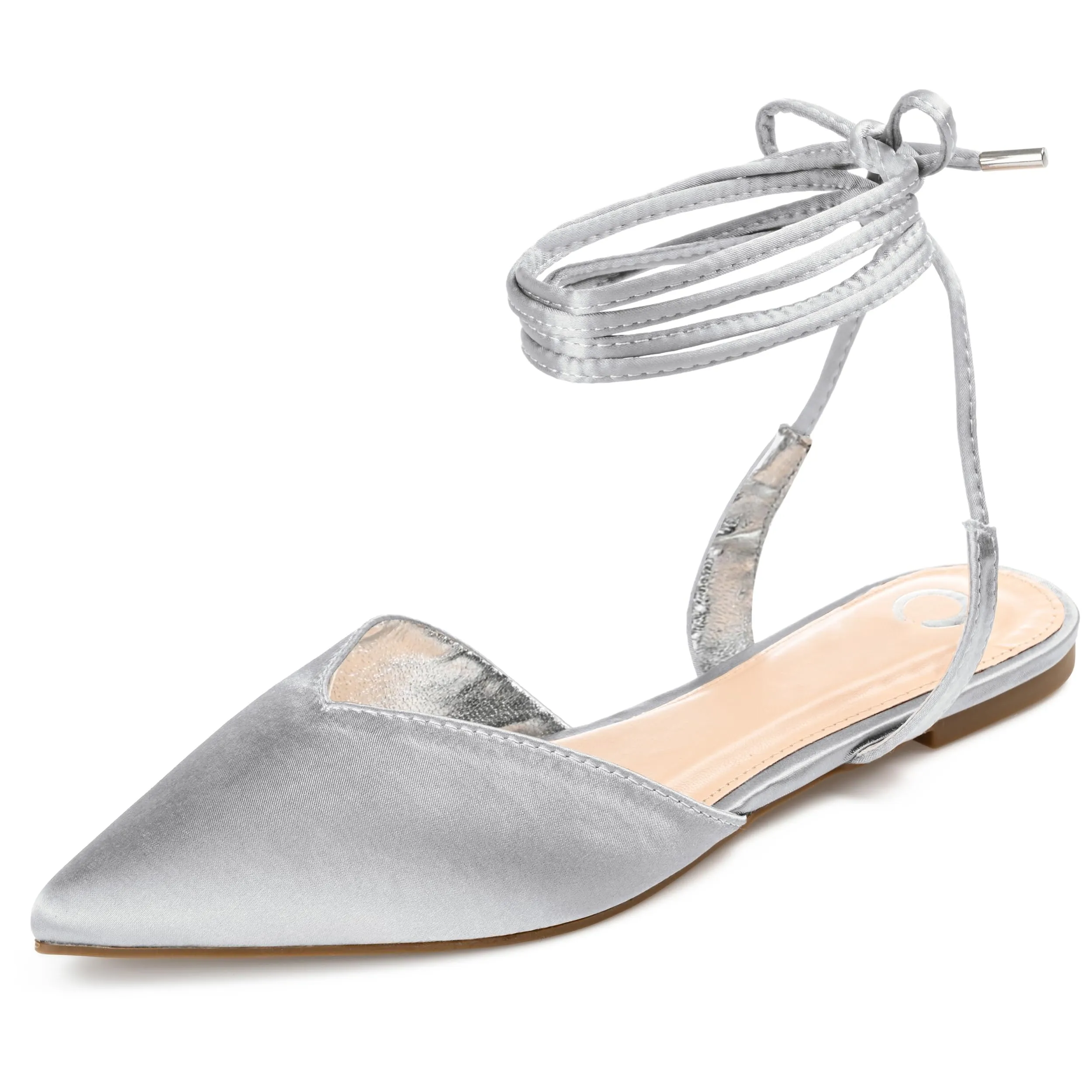 Journee Collection Womens' Theia Pointed Toe Ballet Flats