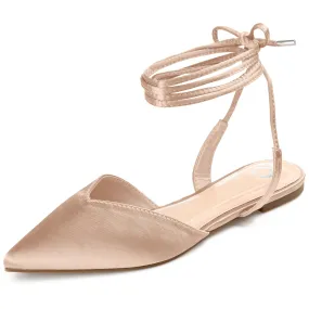 Journee Collection Womens' Theia Pointed Toe Ballet Flats