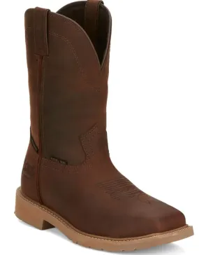Justin Men's Buster Brown Steel Toe Work Boot SE3101