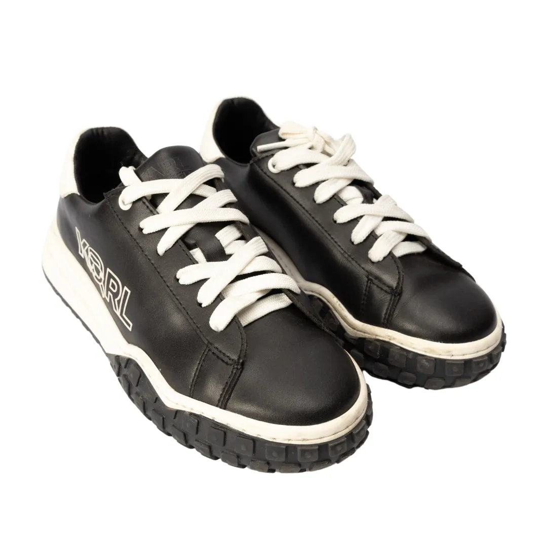 Karl Lagerfeld Leather Lace-up Trainers Sneakers
