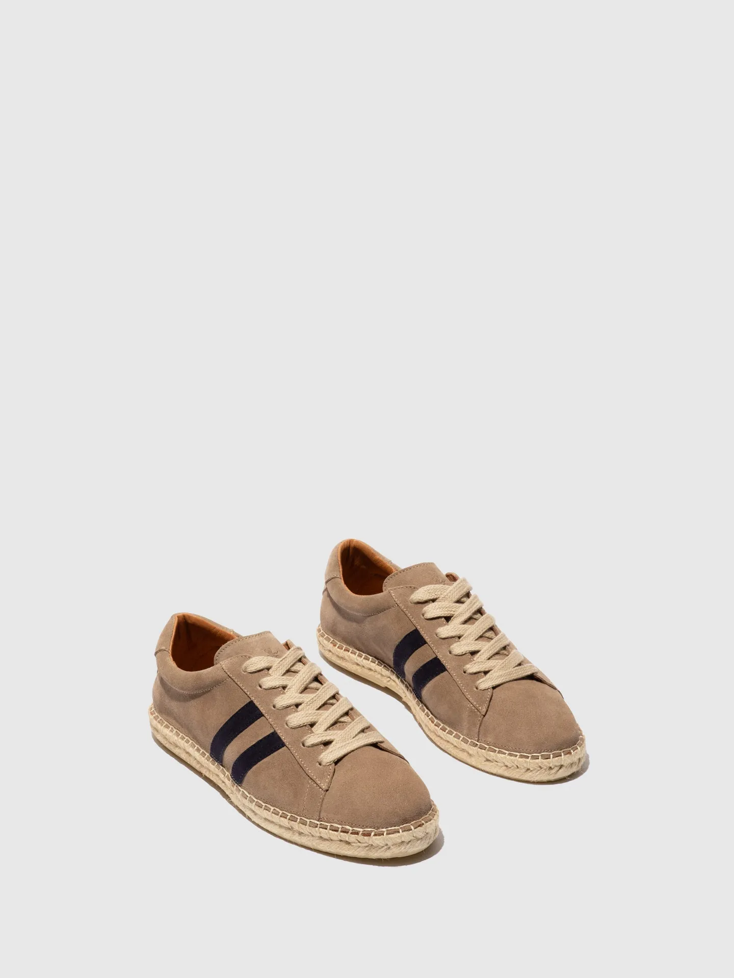 Lace-up Espadrilles SCAM529FLY SAND/NAVY