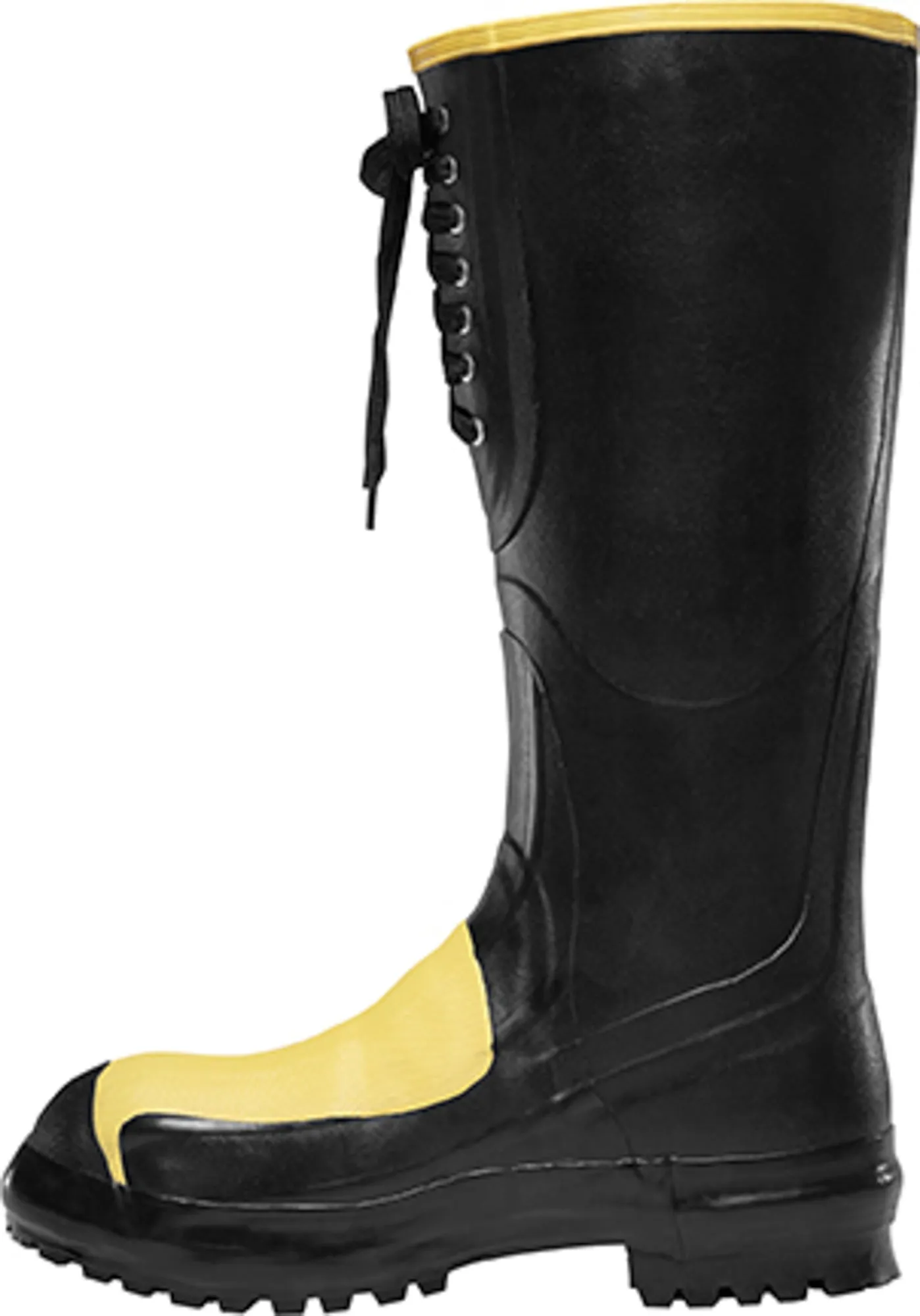 Lacrosse Meta Pac Mens Black Rubber 16in MetG ST Work Boots 12