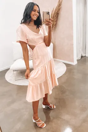 Lola Midi Dress Pink