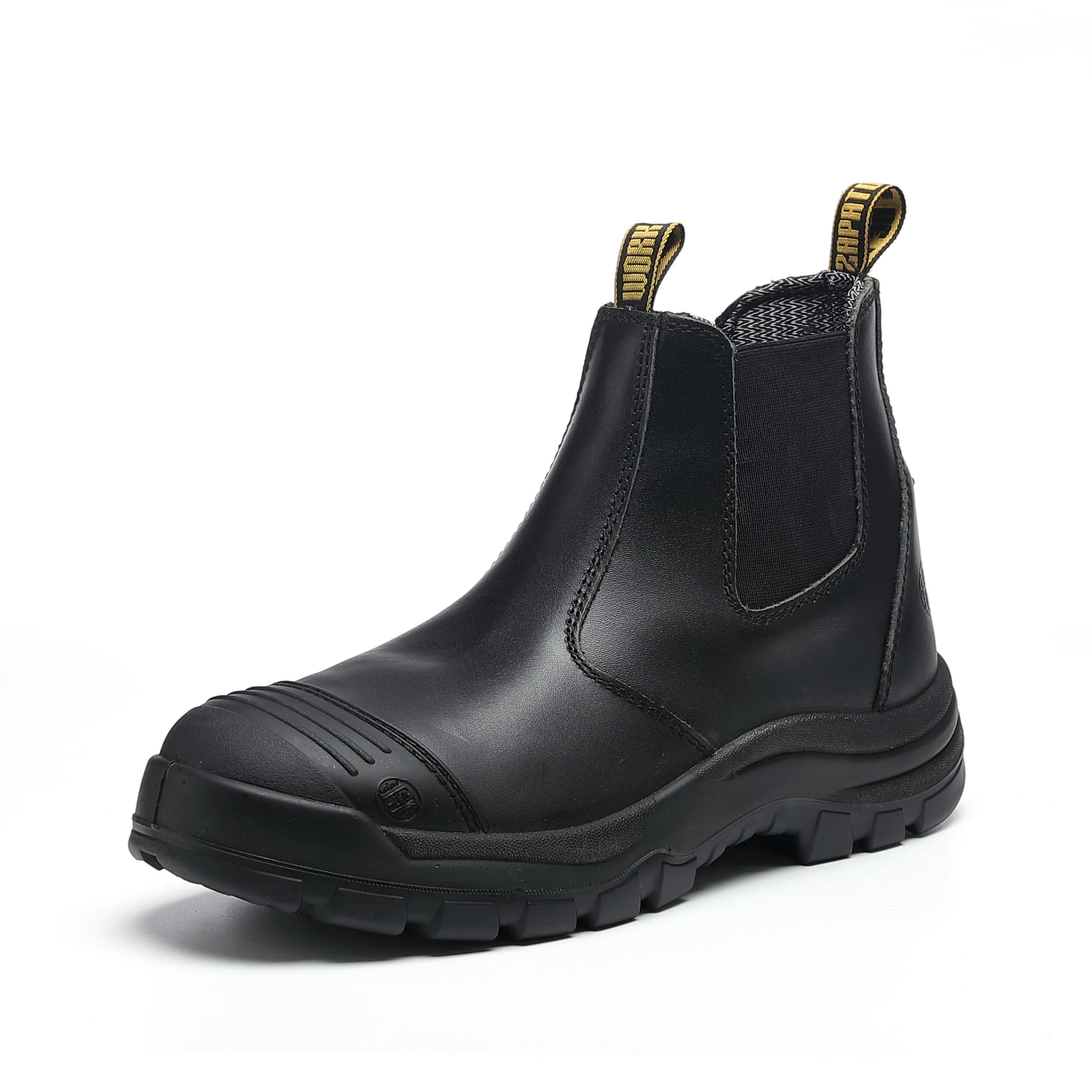 LV 822 Men's Slip-on Work Boots Composite Toe Waterproof Black
