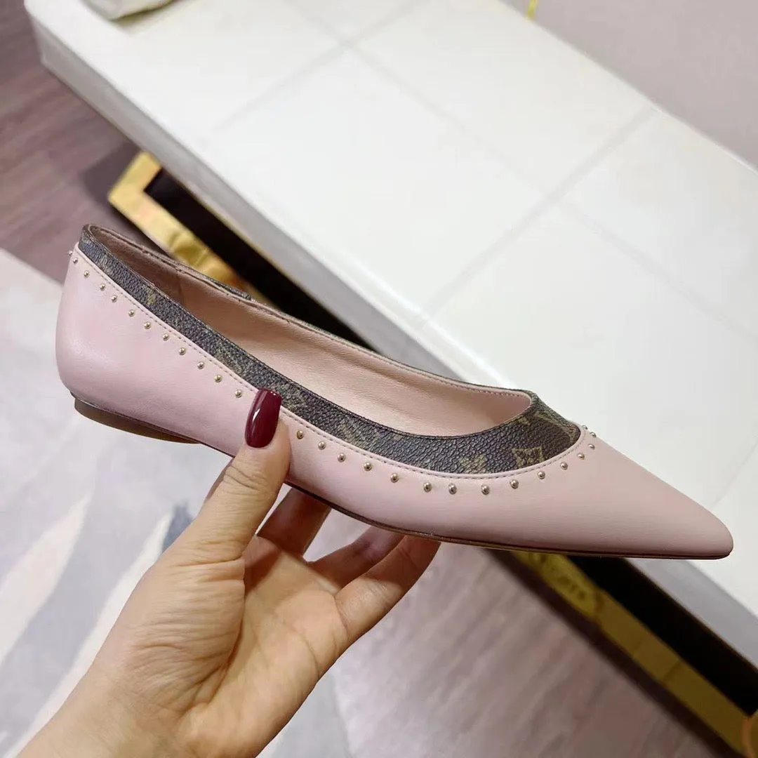 LV Pointed Toe Flats