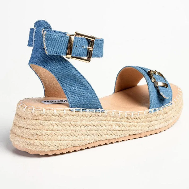 Madison Lettie Fashion Comfort Sandals - Blue