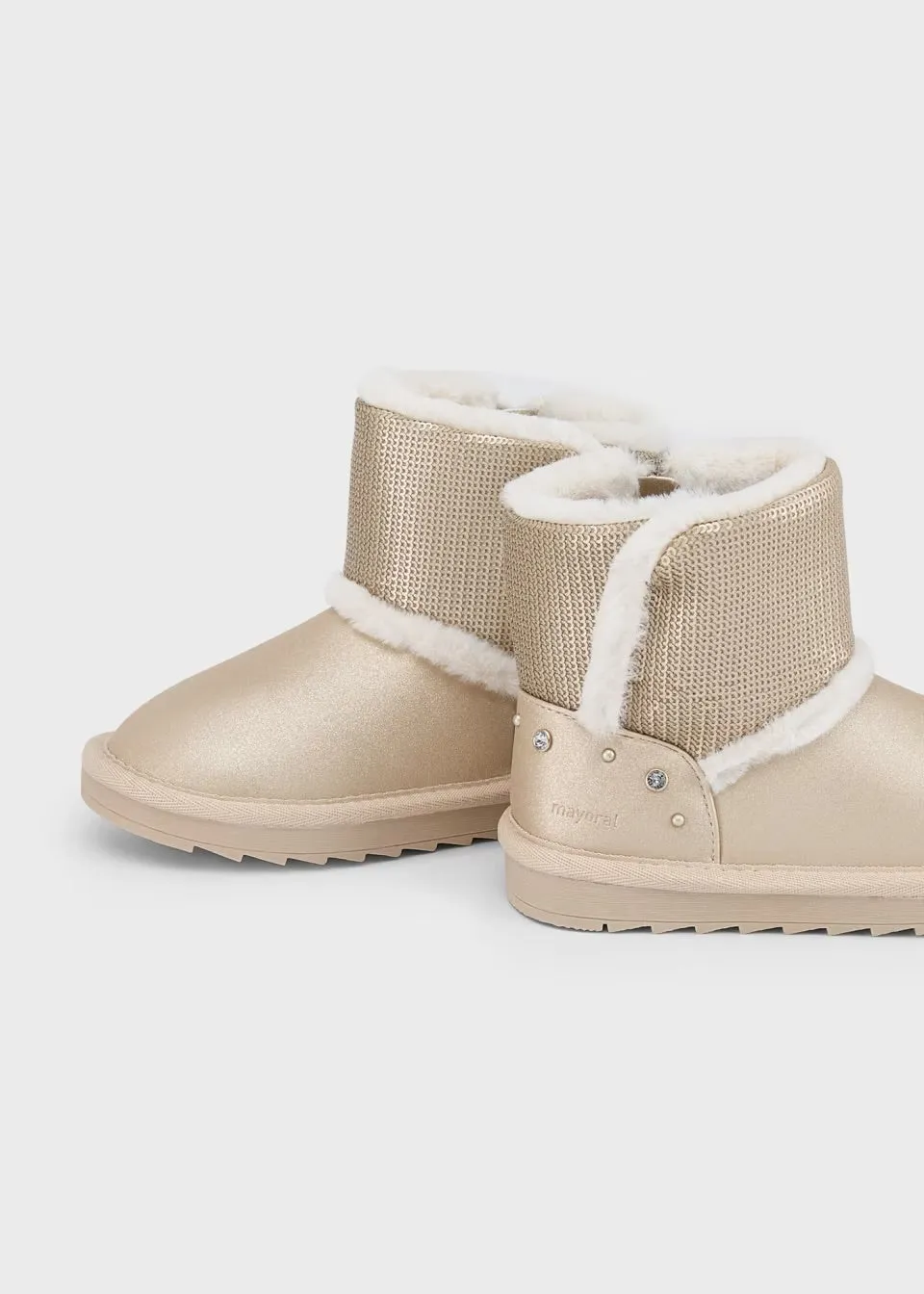 Mayoral Girls Boots 487 Gold