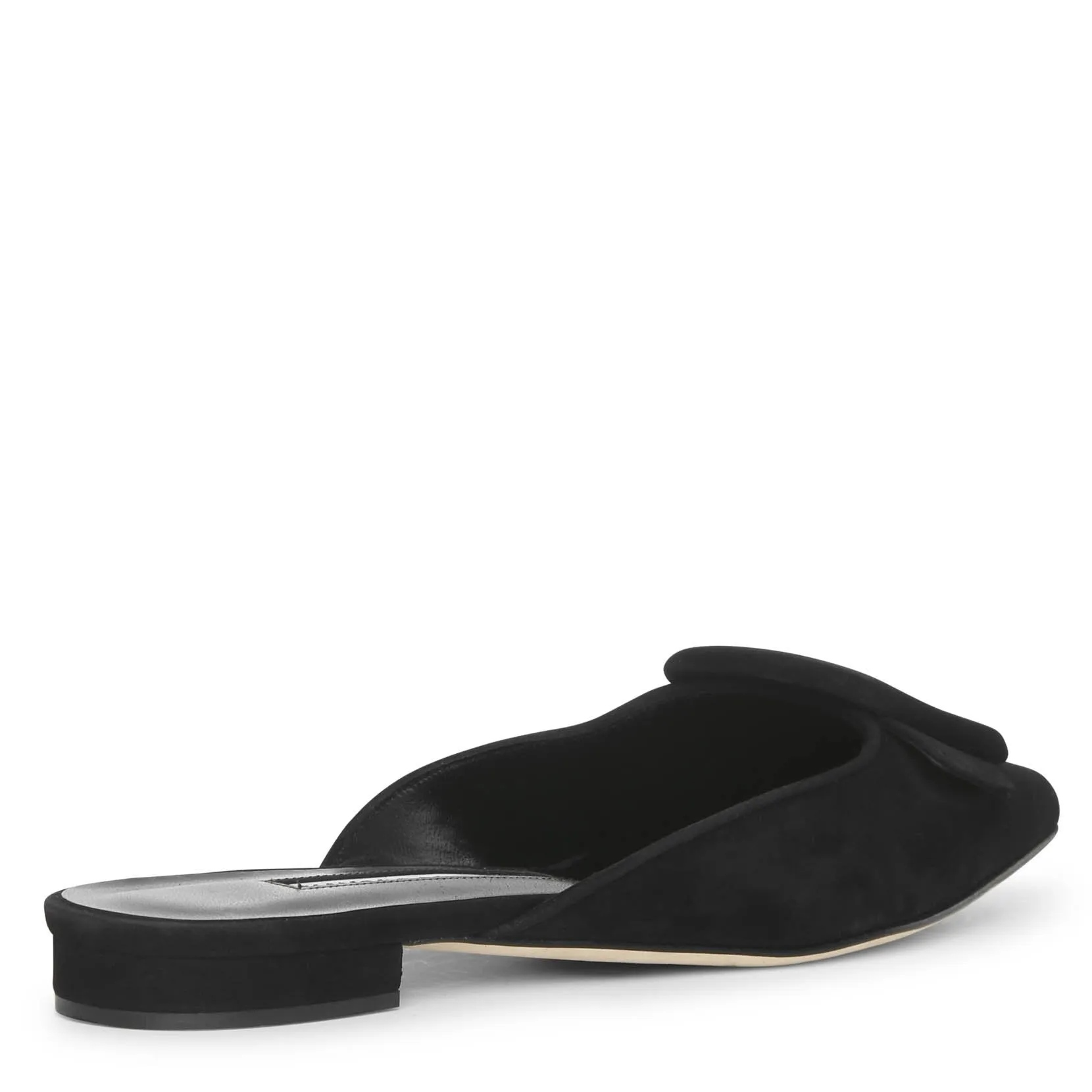 Maysaleflat black suede mule flats