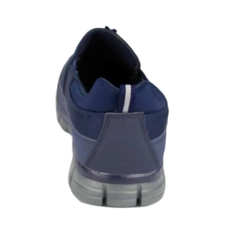 Mens Memory Foam Lightweight Trainer in Navy