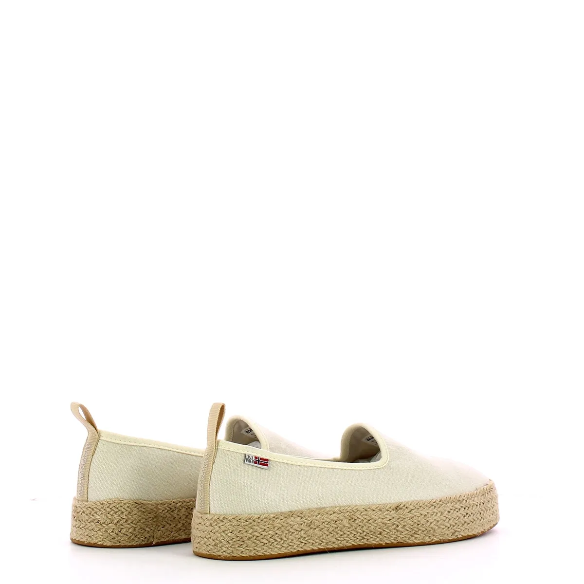 Napapijri - Grove Bright White fabric Slip On Sneakers - NP0A4HKY - BRIGHT/WHITE