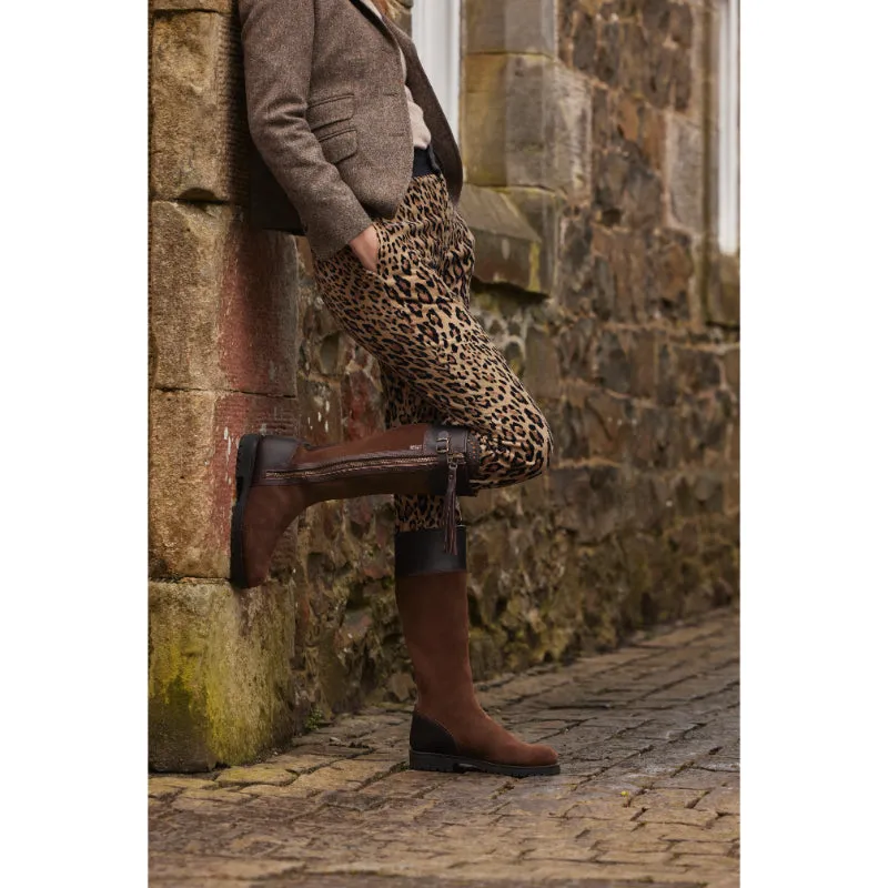 Penelope Chilvers Inclement Long Tassel Ladies Weatherproof Boot - Dark Oak