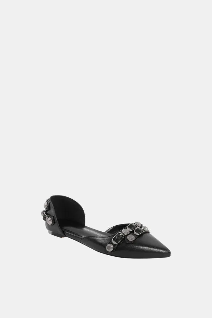 Pointed Ballerina With Studs