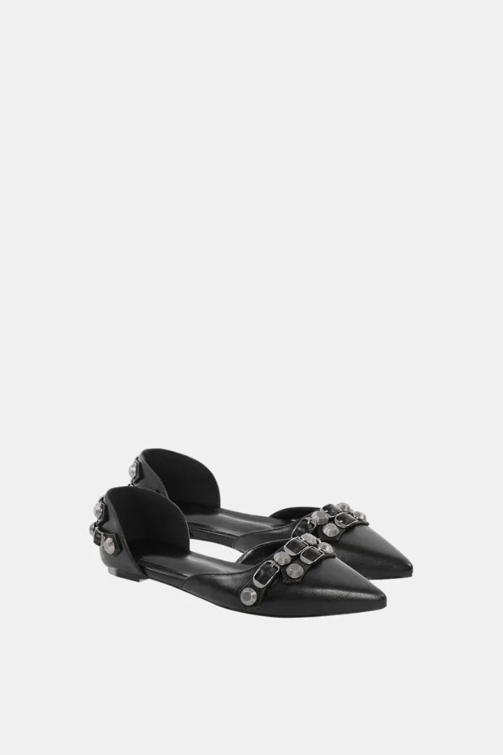 Pointed Ballerina With Studs
