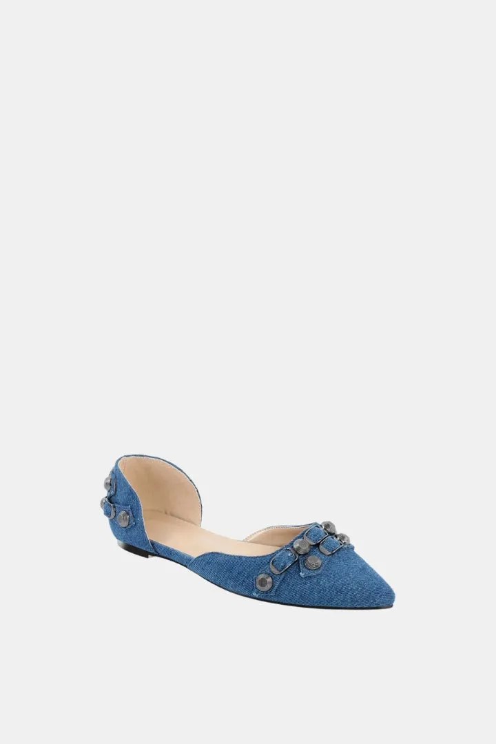 Pointed Ballerina With Studs