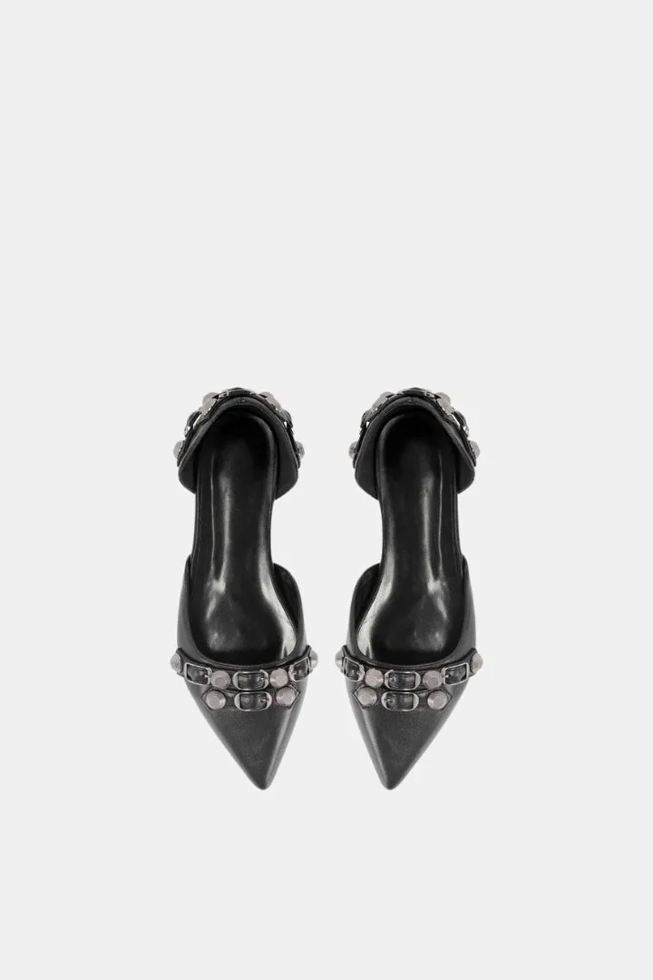 Pointed Ballerina With Studs