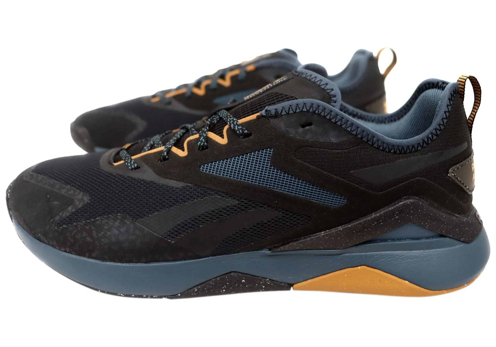 Reebok Mens Nanoflex Adventure TR 2 Comfort Lace Up Sneakers