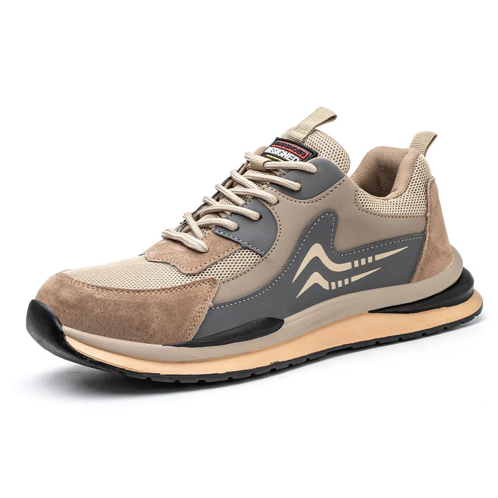Safety shoes breathable summer for work safety sneakers
